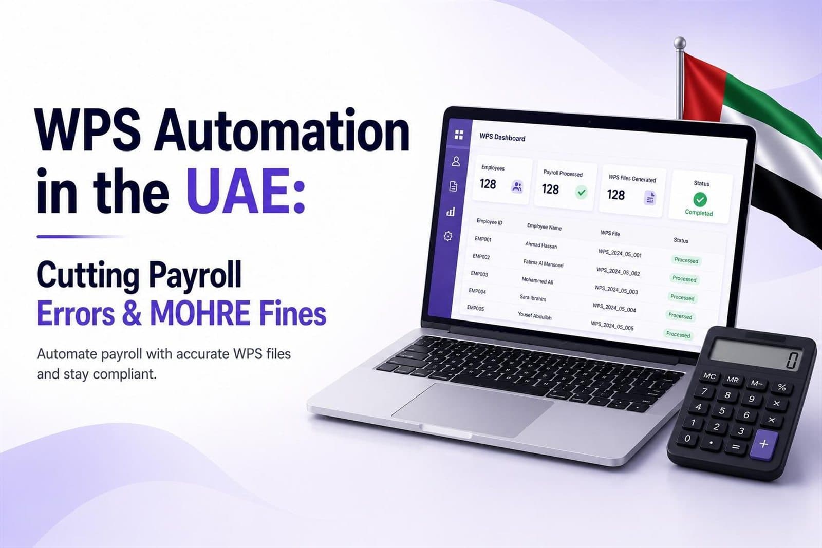 أتمتة نظام حماية الأجور في الإمارات: لوحة رواتب مؤتمتة تُنشئ ملفات SIF متحققاً منها لتقليل غرامات وزارة الموارد البشرية والتوطين